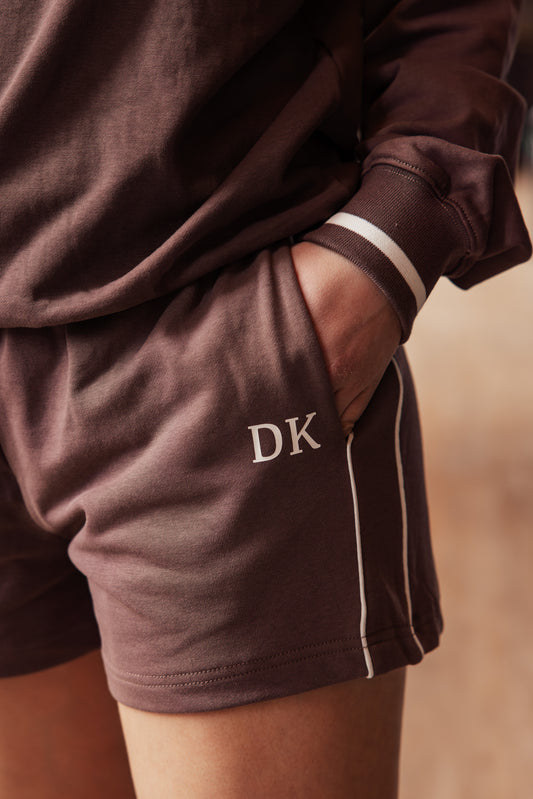 SORA Jogger shorts Espresso Brown
