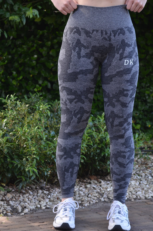 Camo sport legging - Grey