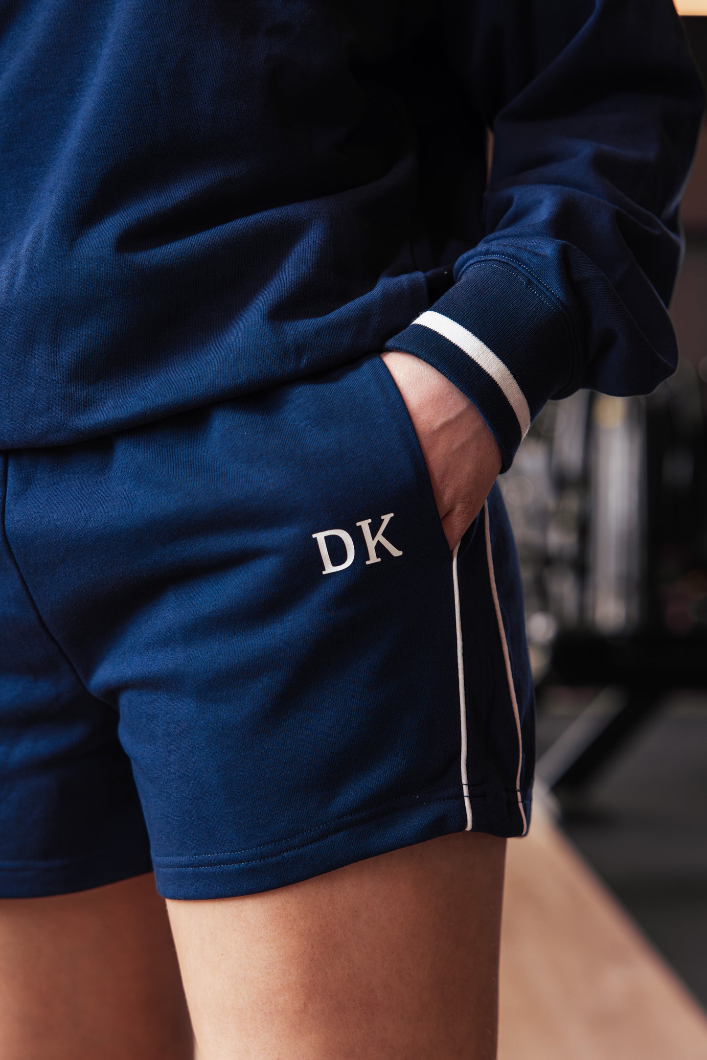 SORA jogger shorts Navy Estate